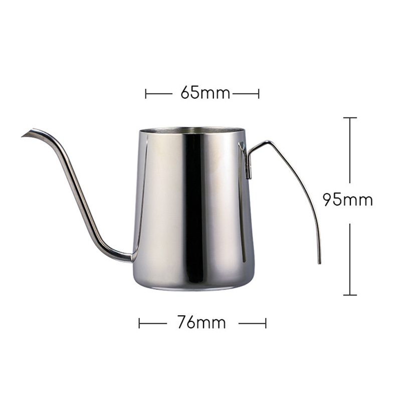 Cană de filtrație pentru cafea cu gât de lebădă din oțel inoxidabil 304, culori pastel macaron, design minimalist