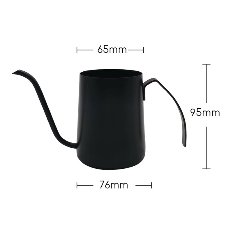 Cană de filtrație pentru cafea cu gât de lebădă din oțel inoxidabil 304, culori pastel macaron, design minimalist