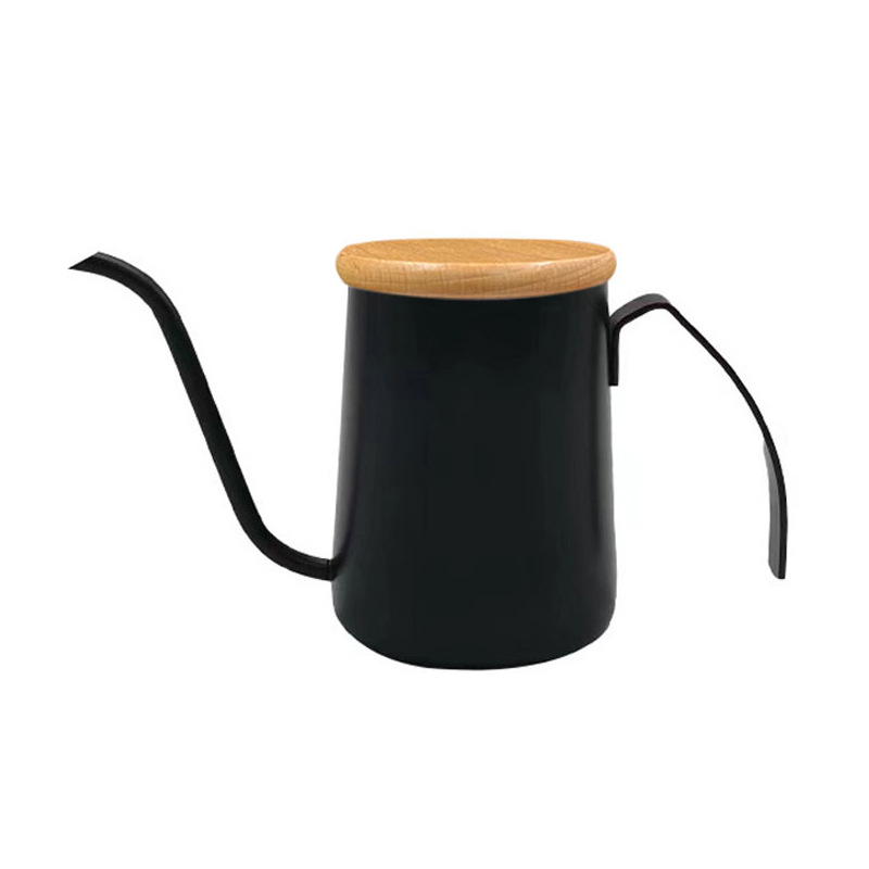 Cană de filtrație pentru cafea cu gât de lebădă din oțel inoxidabil 304, culori pastel macaron, design minimalist