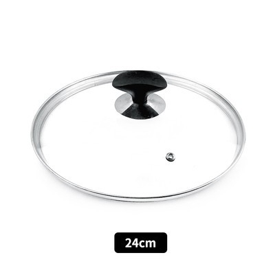 Capac din sticlă temperată pentru Snow pan și oale; potrivește cu diametrele 16, 18, 20, 22 și 24 cm; capace transparente pentru oală de lapte, oală de supă și o tigaie cu fund plat