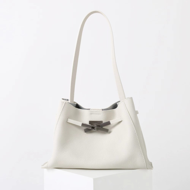 Miss Summer Ženska torbica od prave kože, crossbody tote bucket stil, zrnat uzorak na gornjem sloju