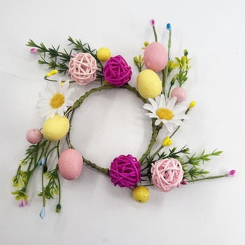 Ghirlandă de ouă de Paște pentru decor de scenă — ouă vopsite din plastic, 25 cm
