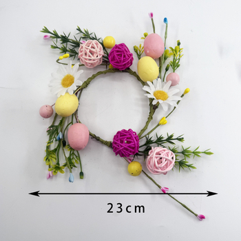 Ghirlandă de ouă de Paște pentru decor de scenă — ouă vopsite din plastic, 25 cm