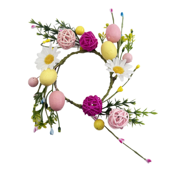 Ghirlandă de ouă de Paște pentru decor de scenă — ouă vopsite din plastic, 25 cm