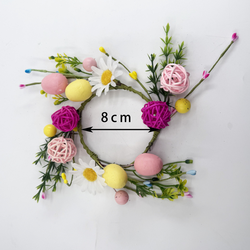 Ghirlandă de ouă de Paște pentru decor de scenă — ouă vopsite din plastic, 25 cm