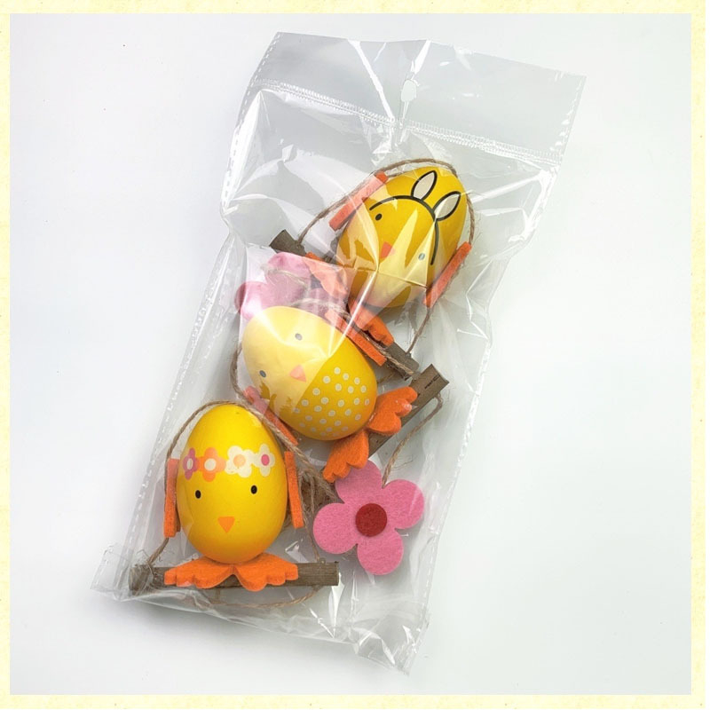 DIY Ouă de Paște – Ornamente din plastic, Bețișoare pentru ouă, Dimensiuni 6×4 cm