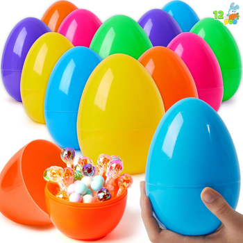 Coajă XXL de ou de Paște din plastic pentru gacha, coajă de ou cu dinozaur, cadou pentru petrecere.