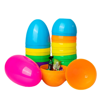Coajă XXL de ou de Paște din plastic pentru gacha, coajă de ou cu dinozaur, cadou pentru petrecere.
