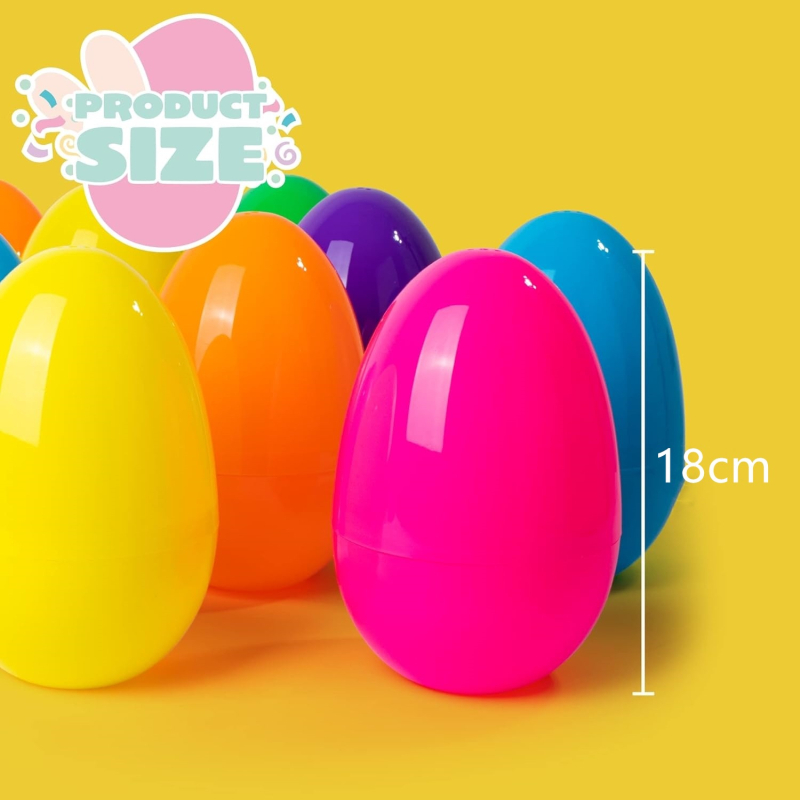 Coajă XXL de ou de Paște din plastic pentru gacha, coajă de ou cu dinozaur, cadou pentru petrecere.