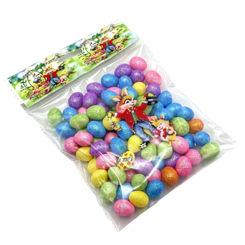 Decorațiuni pentru ouă de Paște, dimensiuni 1,5 × 1,8 cm, ouă mini colorate