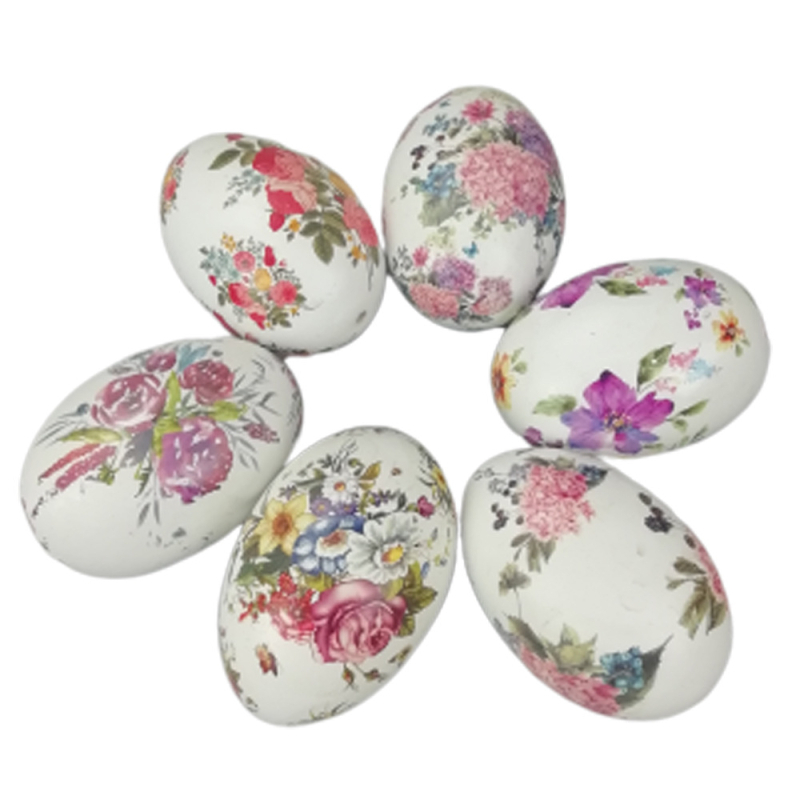 Ouă ceramice de Paște, decorative, personalizabile, dimensiuni 5×5×7 cm