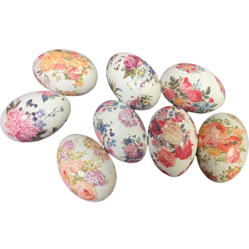 Ouă ceramice de Paște, decorative, personalizabile, dimensiuni 5×5×7 cm