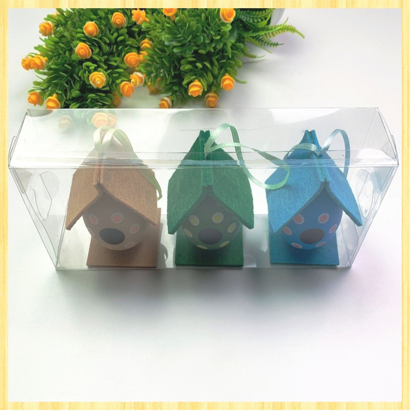 Ouă de Paște din plastic pentru decor DIY, ouă de simulare, ornament de cadou în cutie, dimensiuni 6 × 4 cm