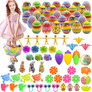 Jucării ouă DIY în stil Gashapon – ouă de Paște din plastic, deschise pentru surprize