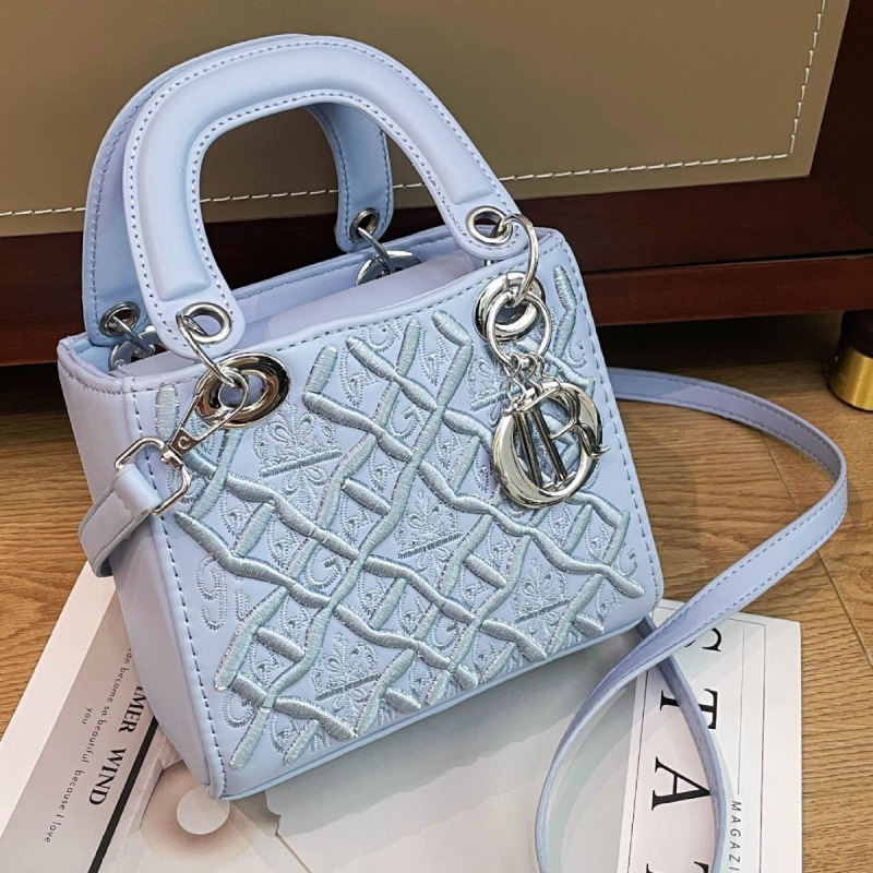 Ženska šivana crossbody torbica s velikim kapacitetom, inspirirana Princezom Dianom, dojam vrhunske kvalitete