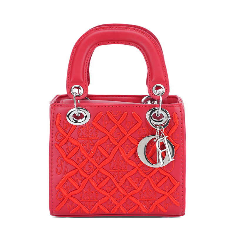 Ženska šivana crossbody torbica s velikim kapacitetom, inspirirana Princezom Dianom, dojam vrhunske kvalitete