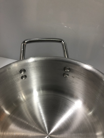 Set de 5 oale din aluminiu, diametre 34, 38, 40, 44 și 48 cm