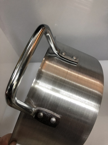 Set de 5 oale din aluminiu, diametre 34, 38, 40, 44 și 48 cm