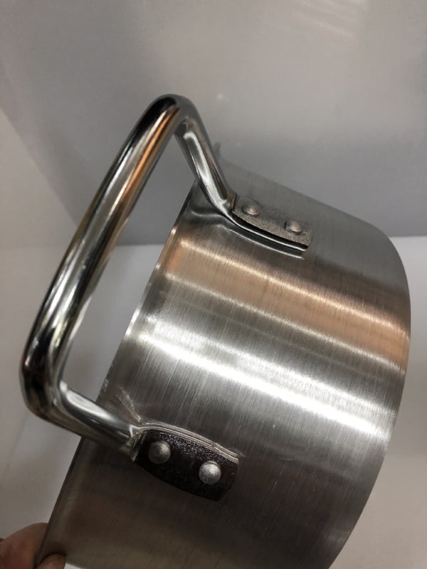 Set de 5 oale din aluminiu, diametre 34, 38, 40, 44 și 48 cm
