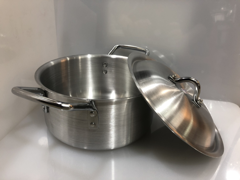 Set de 5 oale din aluminiu, diametre 34, 38, 40, 44 și 48 cm