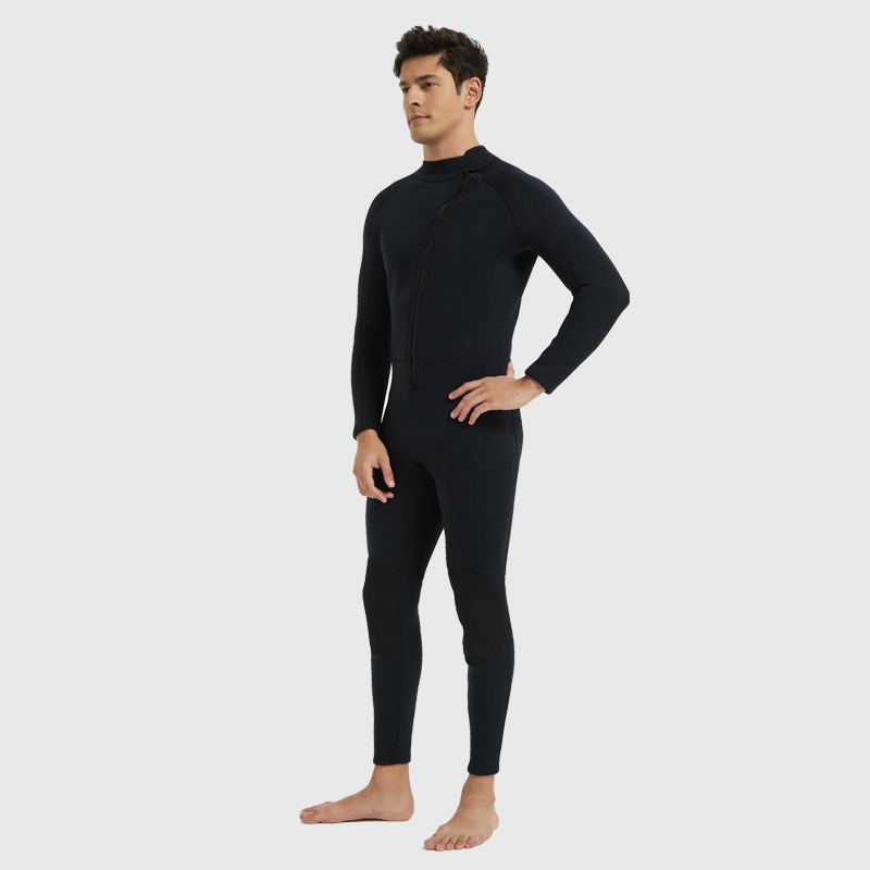 3 mm jednodelni neopren kombinezon, zaštita od hladnoće i održavanje topline, za ronjenje, surfanje i snorkeling te zimsko plivanje, s dugim rukavima i dugim nogavicama, unisex, odrasli
