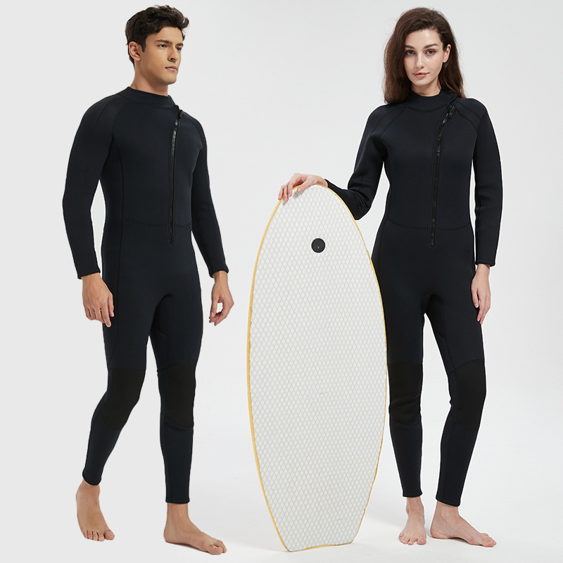 3 mm jednodelni neopren kombinezon, zaštita od hladnoće i održavanje topline, za ronjenje, surfanje i snorkeling te zimsko plivanje, s dugim rukavima i dugim nogavicama, unisex, odrasli