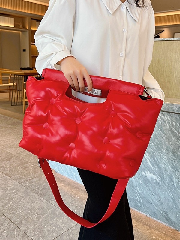 PU torba velikog kapaciteta s dizajnom oblaka, crossbody nošenje i detalj space-cotton