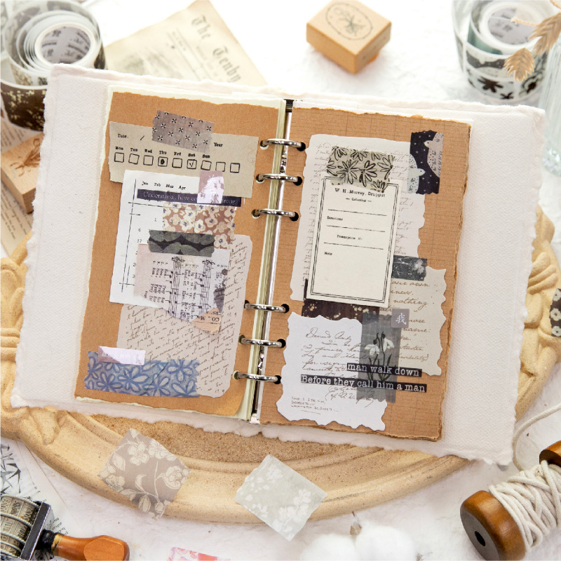 Bandă washi Twilight – material creativ în stil Instagram pentru jurnal DIY și colaje
