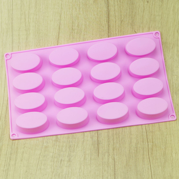 Formă din silicon, 16 piese, oval cilindric pentru copt, include forme pentru ciocolată și săpun, formă pentru înghețată crocantă