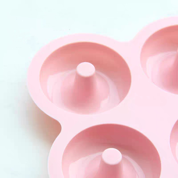 Set de forme din silicon, patru cavități pentru gogoși, pentru cuptor – matrițe DIY pentru prăjituri