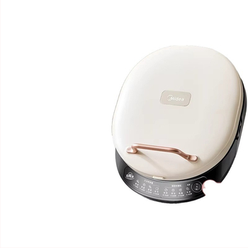 Midea JKC3078 tigaie electrică pentru clătite, cu plăci detașabile lavabile, plăci superioare și inferioare adâncite, gătire cu abur pe ambele fețe