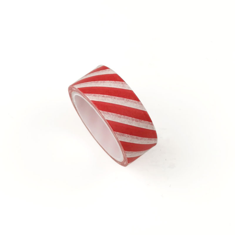 Model colorat twill pentru planificator și benzi Washi – benzi cu dungi, dantelă decorativă pentru jurnal