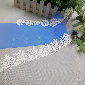 Formă din silicon cu model dantelat pentru prăjituri, pastă de zahăr, săpun și lumânări — DIY coacere