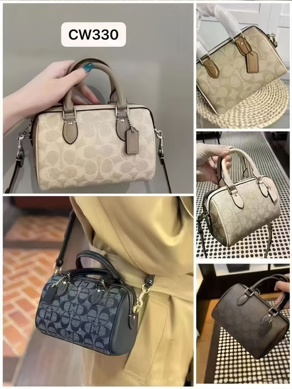 Koucijia 2025 Rowan Monogram Boston Mini Kožna Crossbody torbica za žene