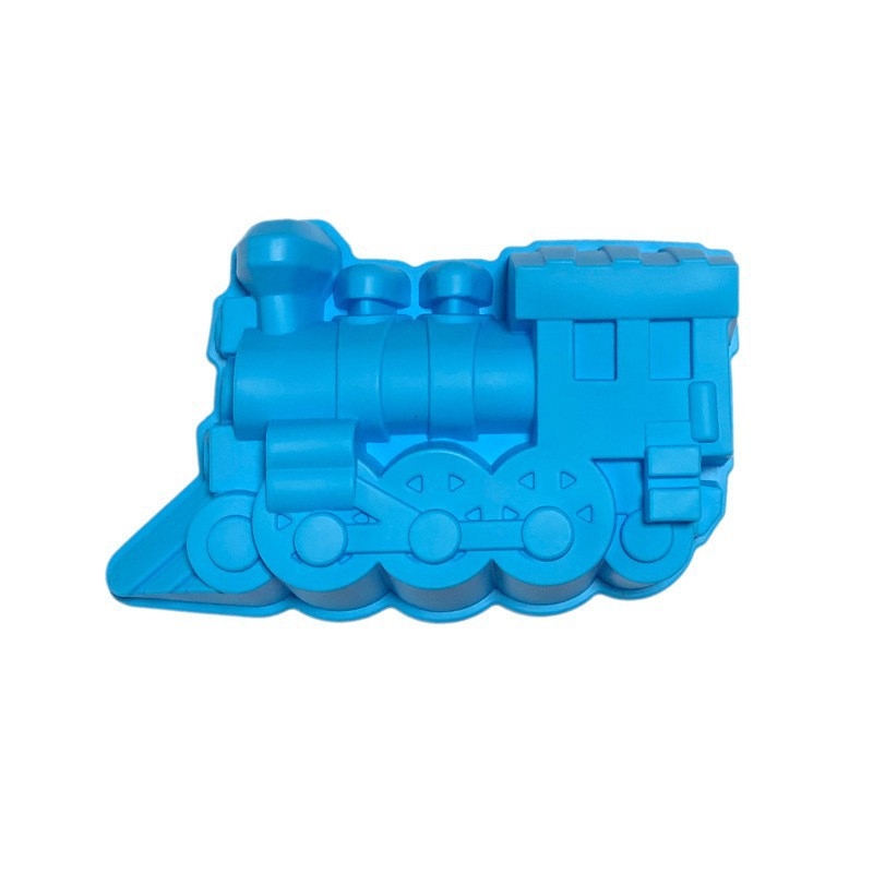 Formă de copt din silicon 3D – trenuleț, formă neregulată pentru prăjituri, pâine și deserturi