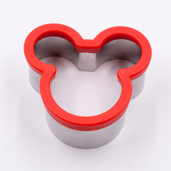 Unelte DIY pentru cofetărie: formă de tort din oțel inoxidabil și plastic și tăietor pentru sandvișuri în formă de desen animat