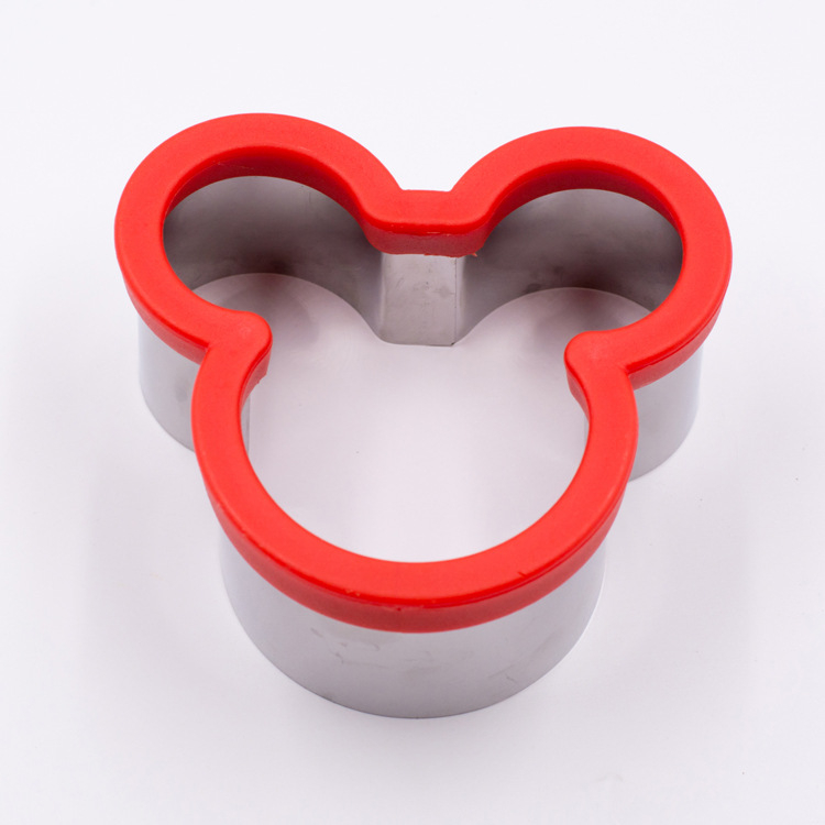 Unelte DIY pentru cofetărie: formă de tort din oțel inoxidabil și plastic și tăietor pentru sandvișuri în formă de desen animat