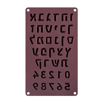 Forme din silicon pentru alfabetul englez și cifre, forme pentru fursecuri și prăjituri cu ciocolată.
