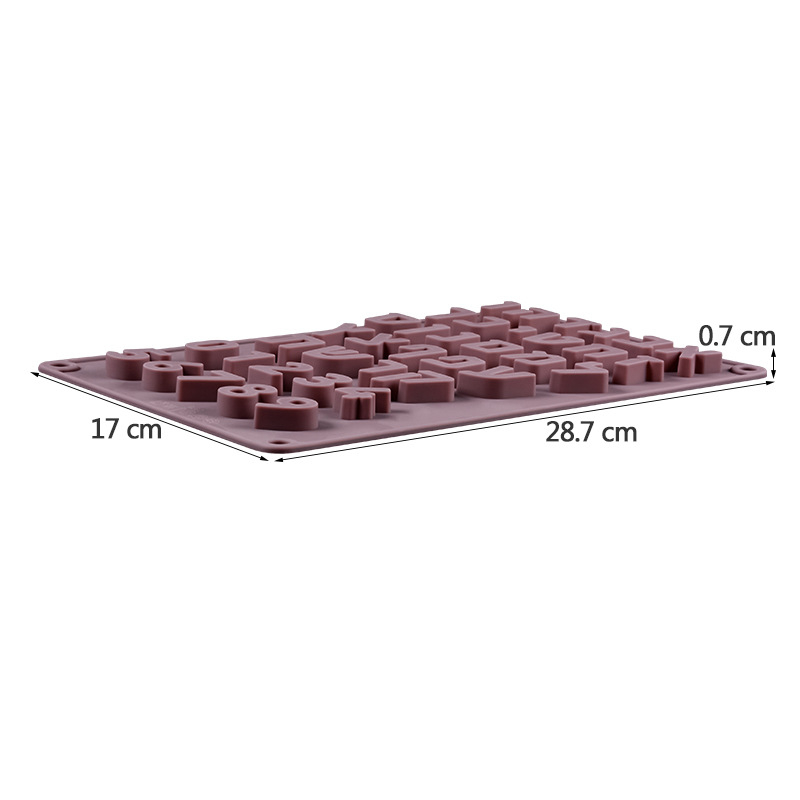 Forme din silicon pentru alfabetul englez și cifre, forme pentru fursecuri și prăjituri cu ciocolată.