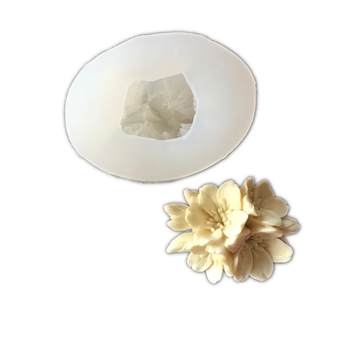 Formă silicon DIY pentru flori de piersic și prune – 4 piese, pentru fondant, ciocolată și decorare la coacere