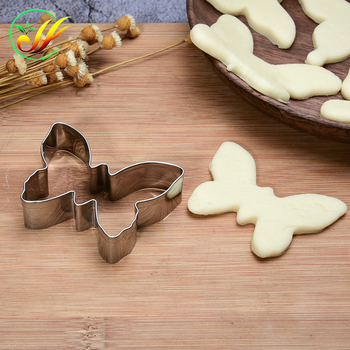 Formă de biscuiți din oțel inoxidabil, în formă de fluture, pentru coacere DIY