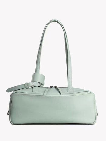 Bajia női teljes szemcsés bőrből készült crossbody Boston-stílusú táska, nagy kapacitású mindennapi használatra