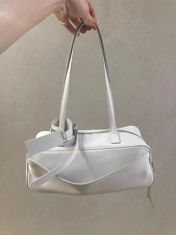 Bajia női teljes szemcsés bőrből készült crossbody Boston-stílusú táska, nagy kapacitású mindennapi használatra