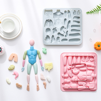 Set de 24 forme din silicon cu figurine de desene animate pentru coacere, săpun, cuburi de gheață și jeleuri