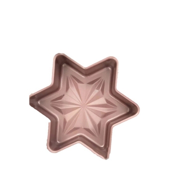 Formă de copt antiaderentă hexagonală pentru pâine și formă cu design fulg de zăpadă pentru cheesecake și mousse – set de forme personalizabil