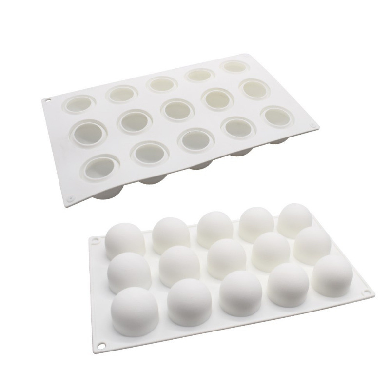 Noua formă de mousse cu 15 cavități – matriță DIY pentru mousse, jeleu și ciocolată