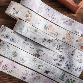 Bandă Washi 'Ketchup Girl' - seria Ink Bloom, pete de cerneală în stil sumi-e pentru jurnal, autocolante circulare decorative (6 variante)