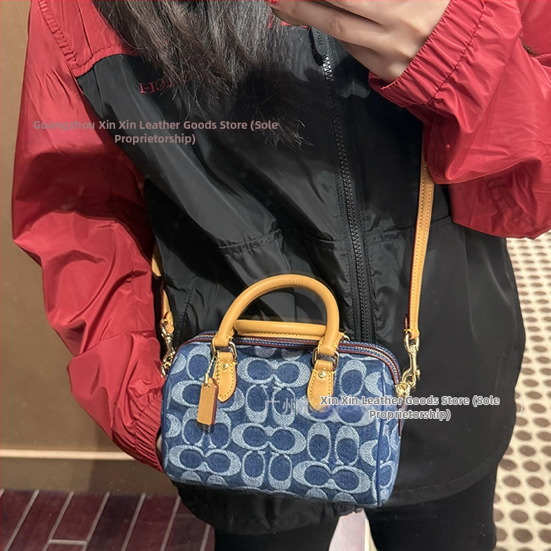 Rowan18 Boston ženska torba – oblik jastuka, zatvarač, jednodjelna naramenica, crossbody torba