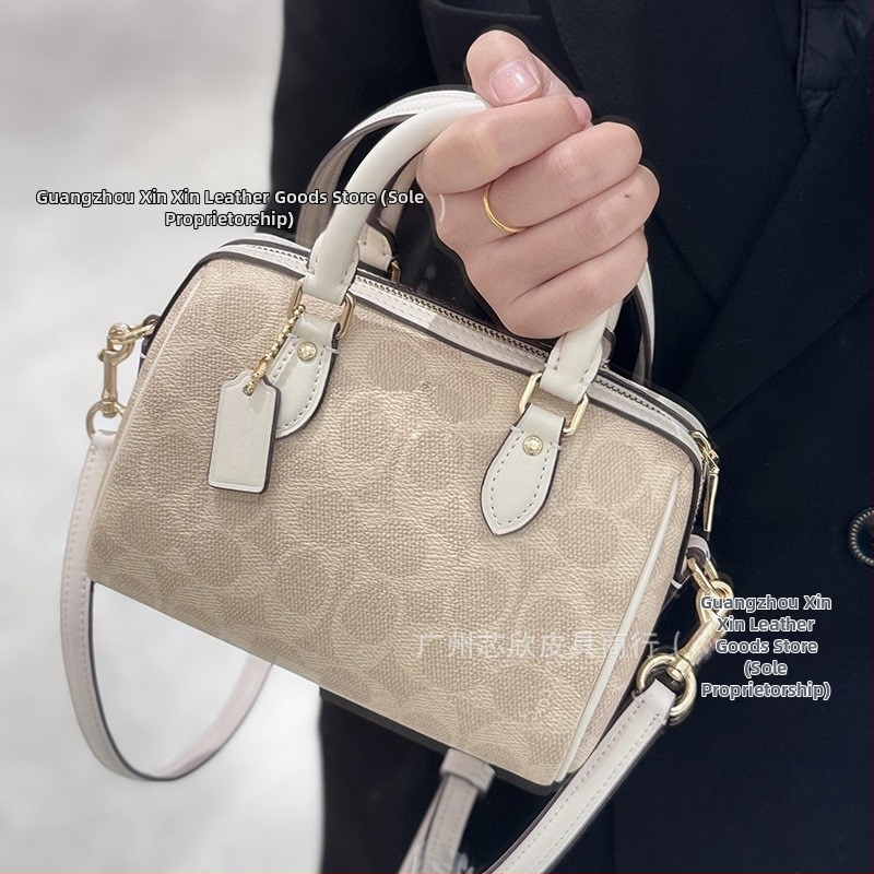 Rowan18 Boston ženska torba – oblik jastuka, zatvarač, jednodjelna naramenica, crossbody torba