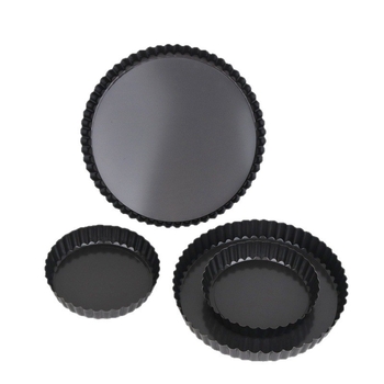 Formă de prăjituri din oțel cu conținut de carbon, funda detașabilă, formă rotundă, silicon cu certificare FCM, personalizabilă